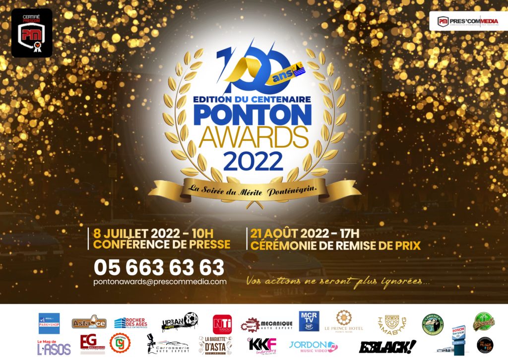 Ponton Awards 2022  » Édition du Centenaire « 