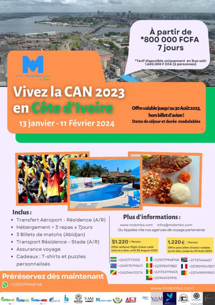 MOBEMBO, le voyage à ne pas rater Janvier 2024 à Abidjan…