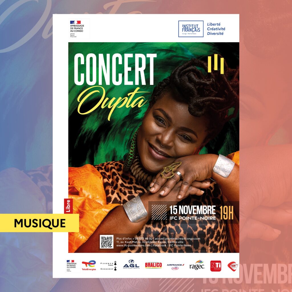 Oupta, une ode à l’identité musicale Congolaise, du haut de la scène de l’IFC à Pointe Noire 