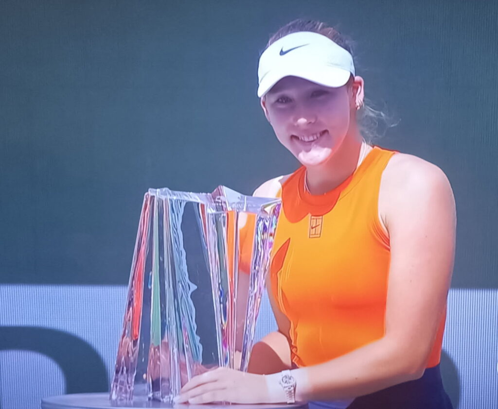 WTA INDIAN WELLS – MIRRA ANDREEVA BAT ARYNA SABALENKA EN FINALE