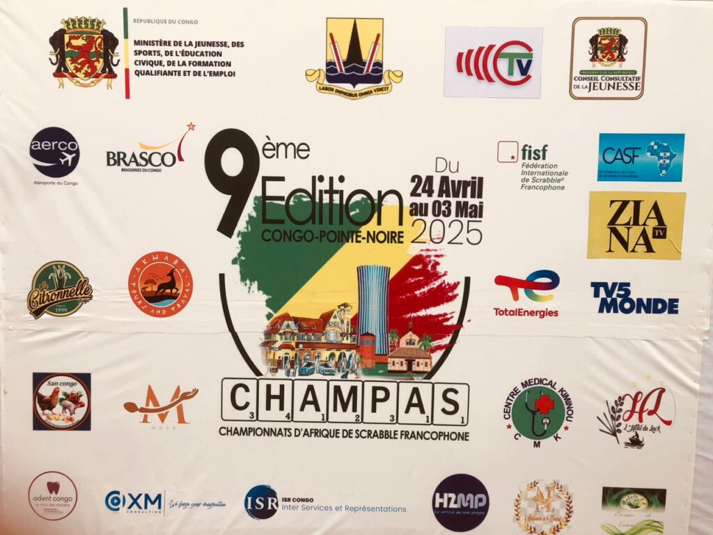 Scrabble francophone : à Pointe-Noire, l’Afrique aligne ses champions !